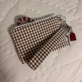 Gingham Girl Coin Purse & Wristlet *SECONDS
