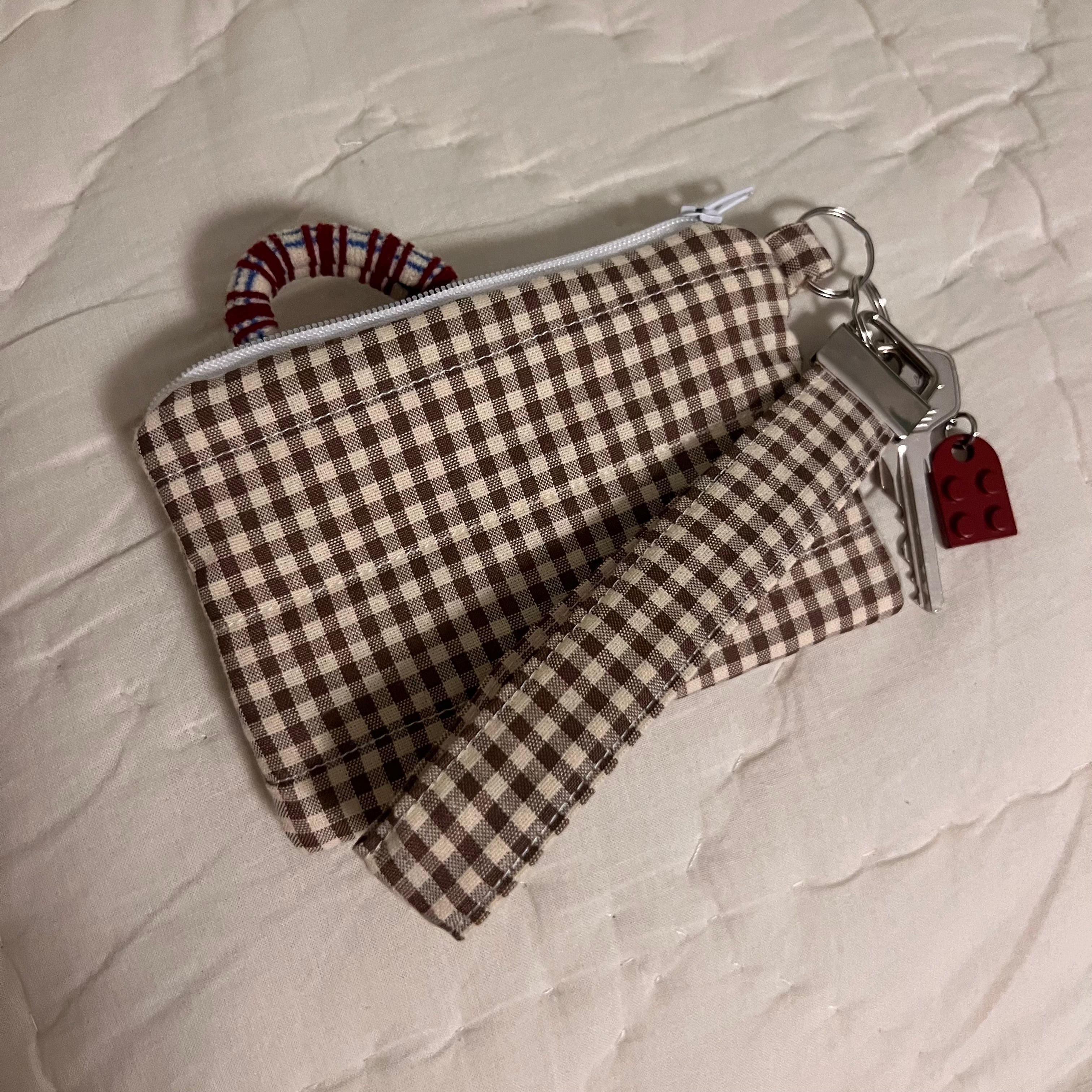 Gingham Girl Coin Purse & Wristlet *SECONDS