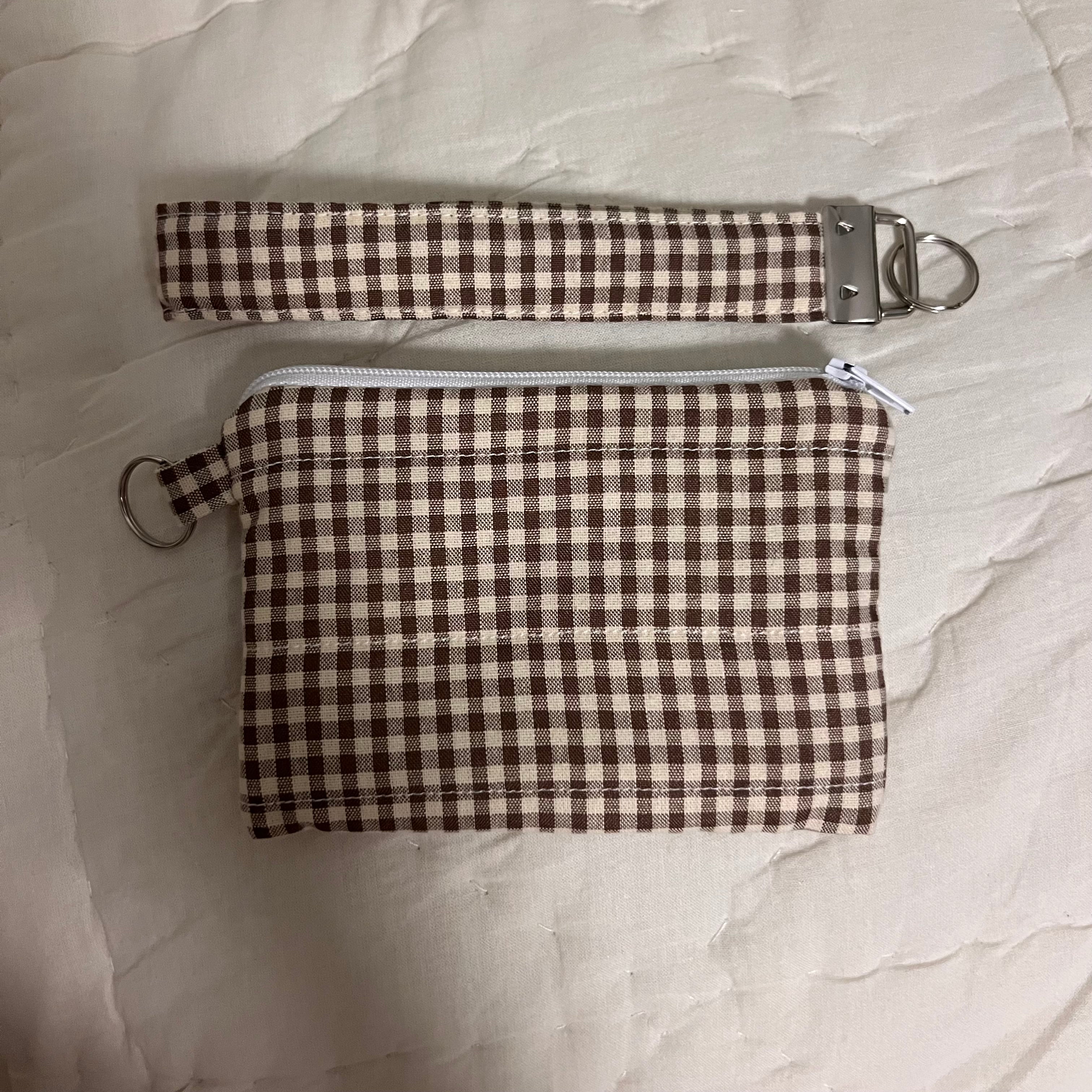 Gingham Girl Coin Purse & Wristlet *SECONDS