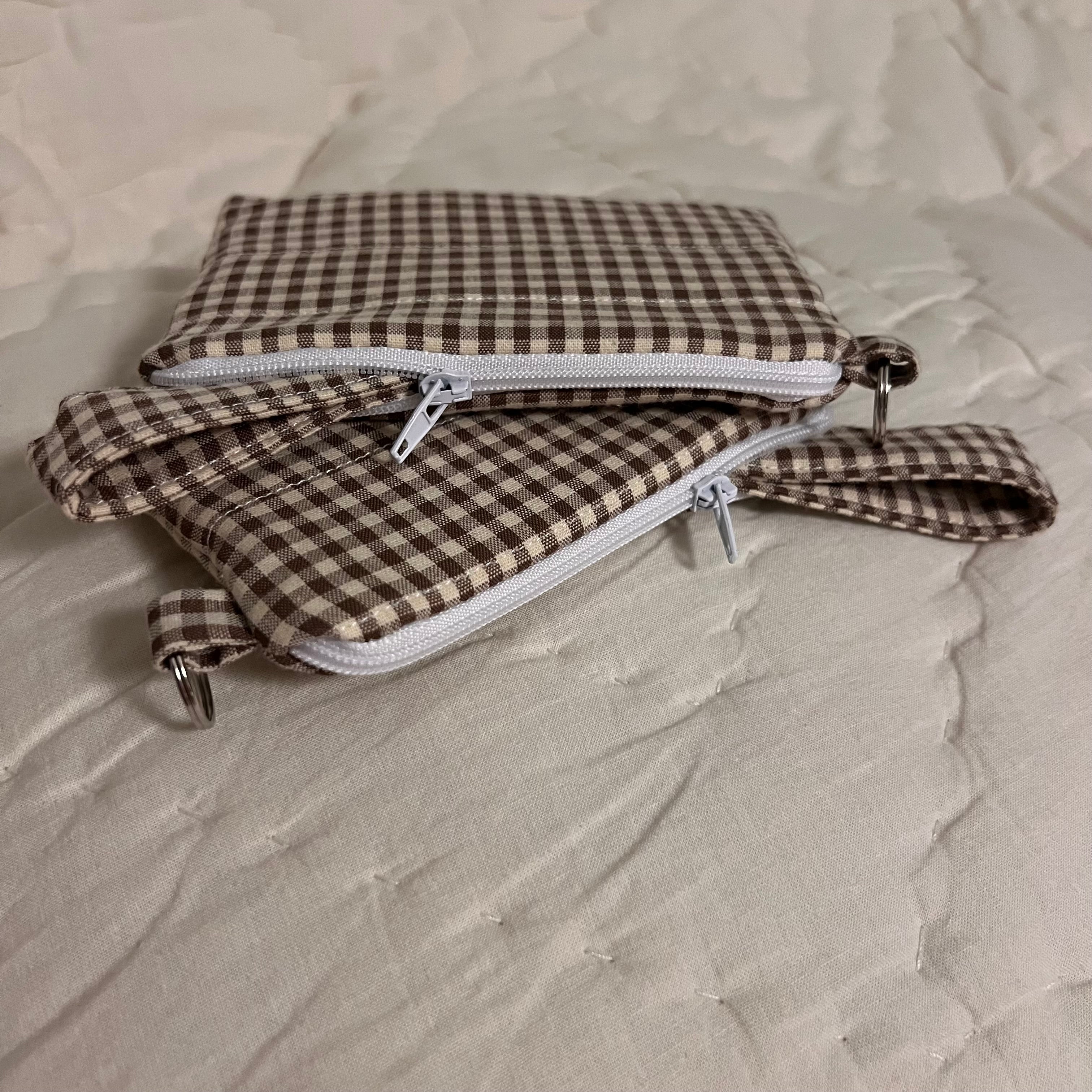 Gingham Girl Coin Purse & Wristlet *SECONDS