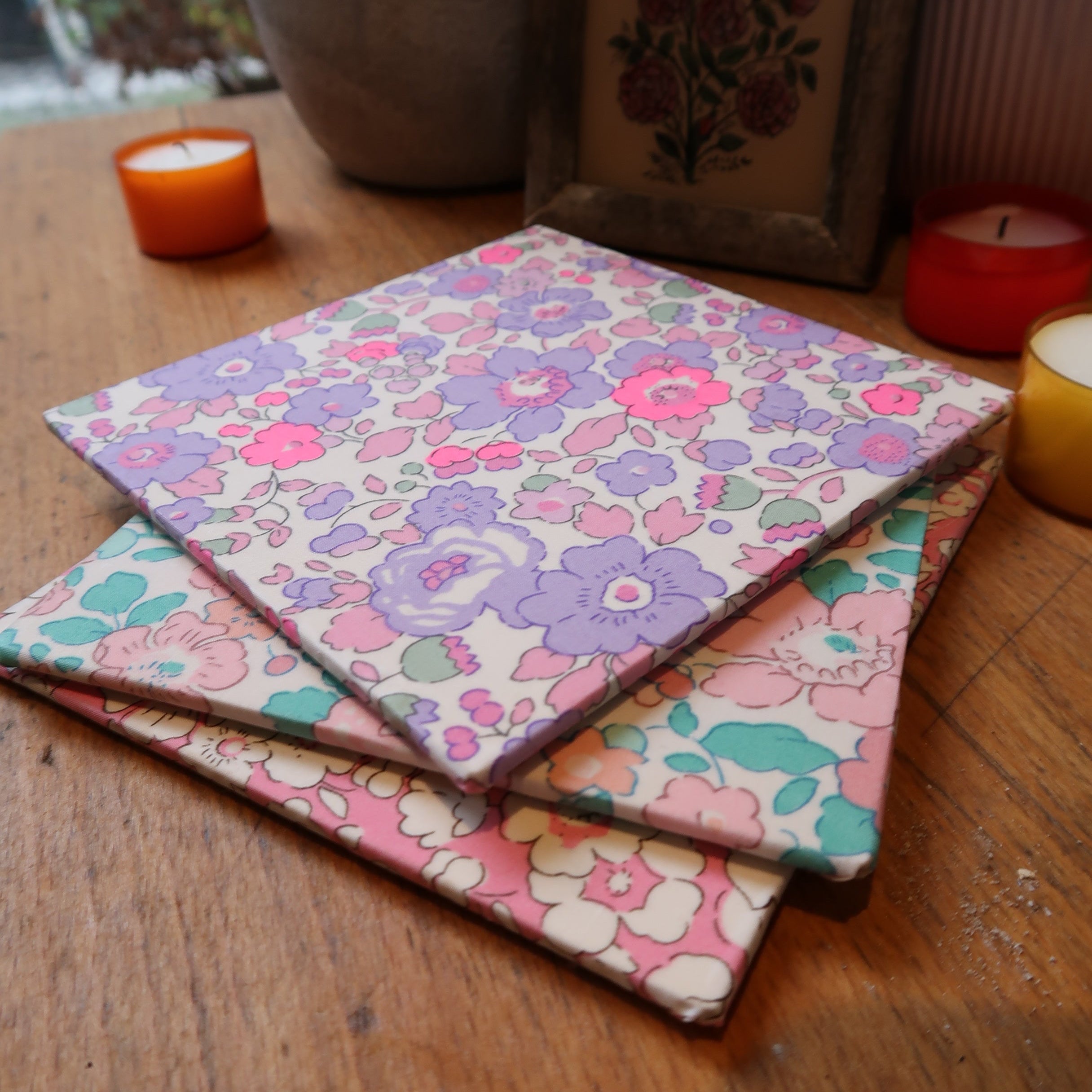 Large Liberty Coaster (Pinks/Purples)