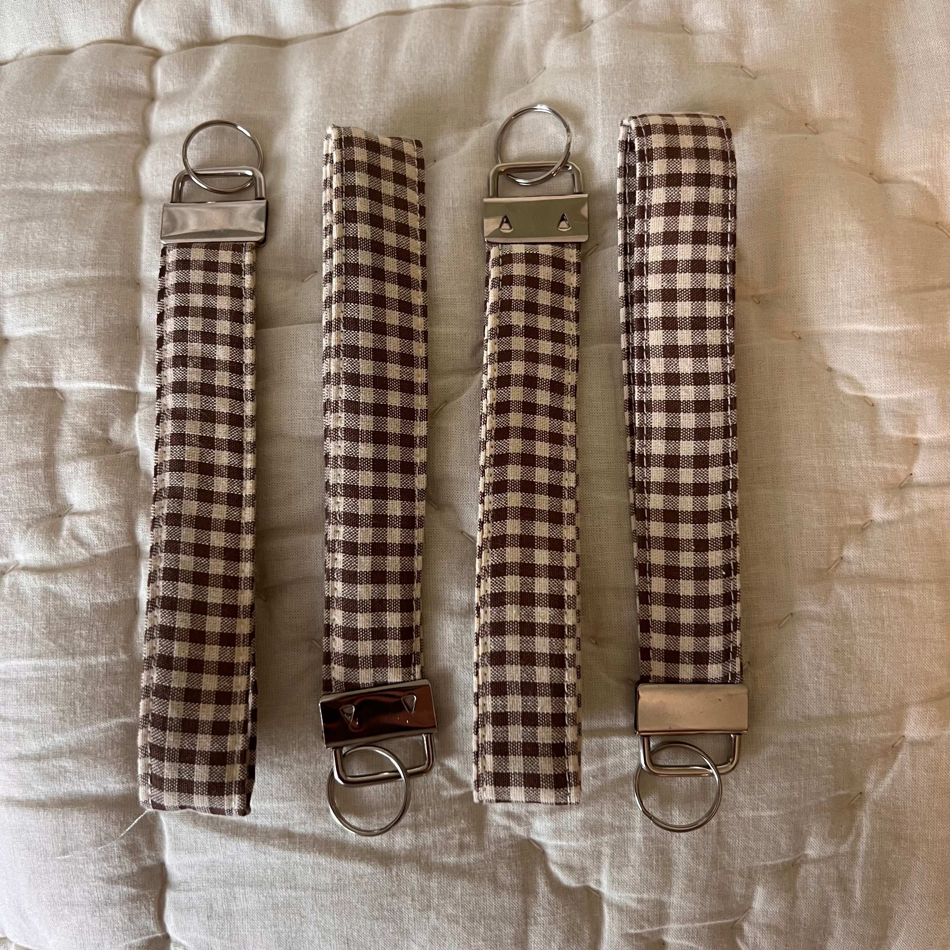 Gingham Girl Padded Wristlet *SECONDS